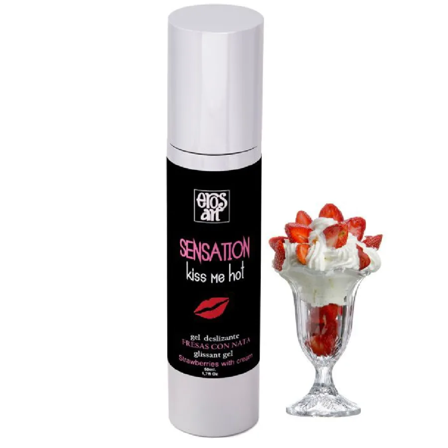 Sensattion lubrifiant naturel fraises la crème 50 ml