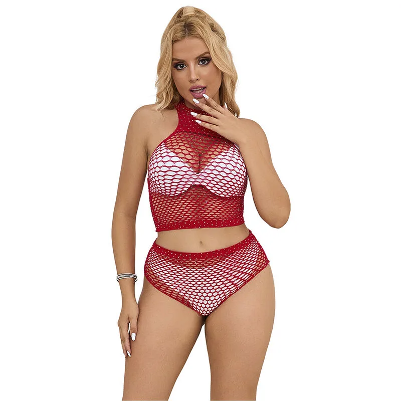 Subblime - 952402 ensemble resille avec losanges roses taille unique