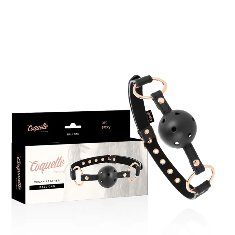 Coquette chic desire - bâillon à boule respirant fantaisie