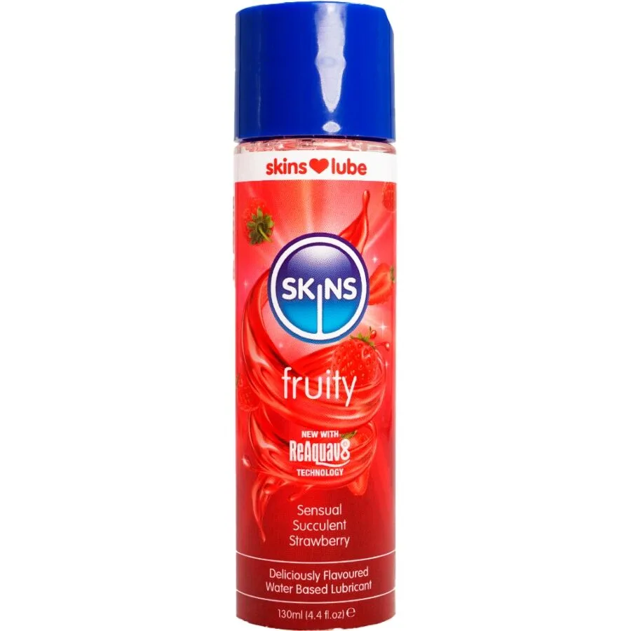 Lubrifiant fruité à base d'eau fraise 130 ml