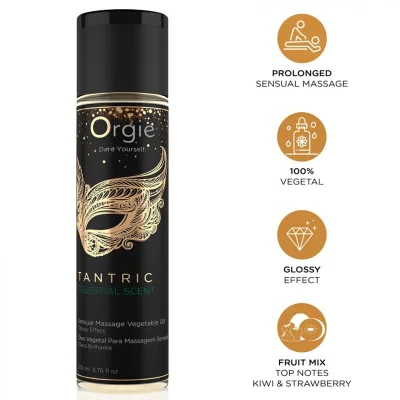 Olio vegetale per massaggi sensuali tantrici e celestiali 200 ml