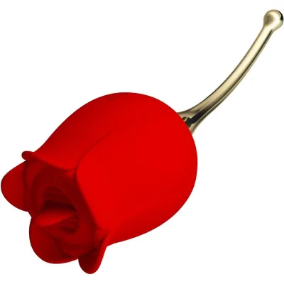 Pretty love - rose lover rose klitoris-stimulator 12 vibrationen rot
