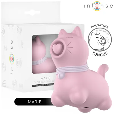 Intense - stimulateur de langue effet pulsation marie pink