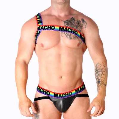 Macho - harnais romain pride L/XL