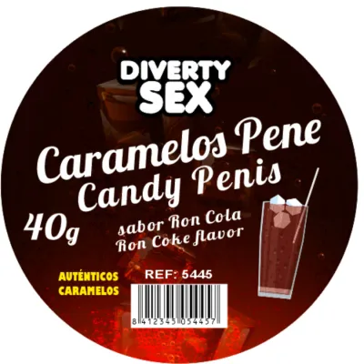 20 ron cola flavored penis candies