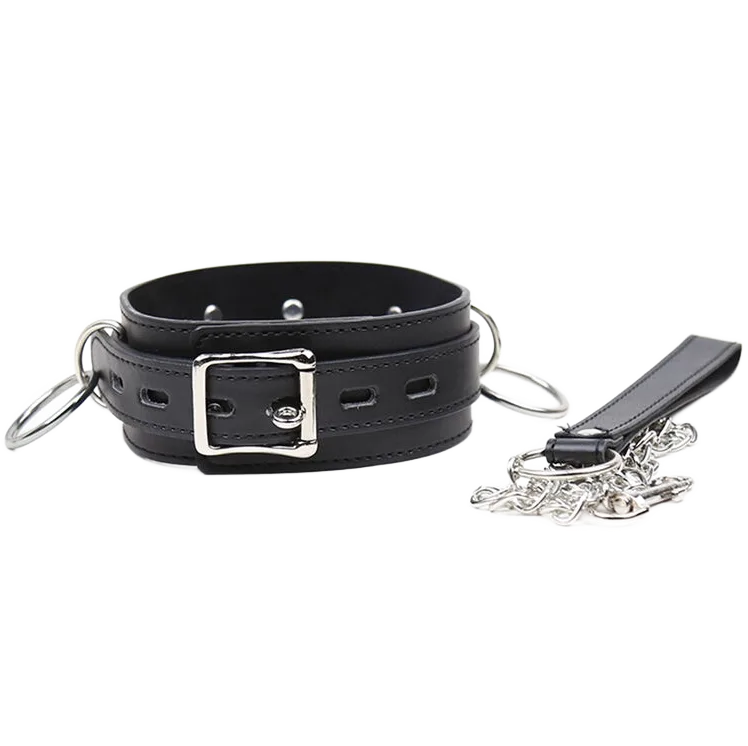 Collier de soumission avec 3 anneaux