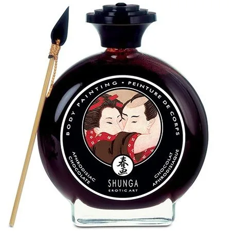 Shunga - peinture corporelle au chocolat