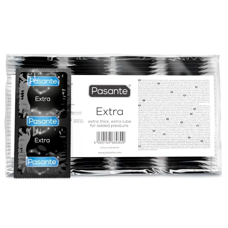 Extra préservatifs extra épais 144 unités