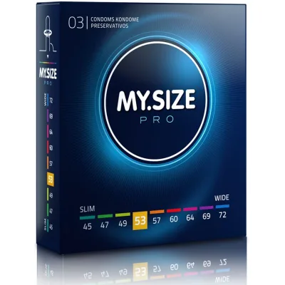 My size - pro condoms 53 mm 3 units