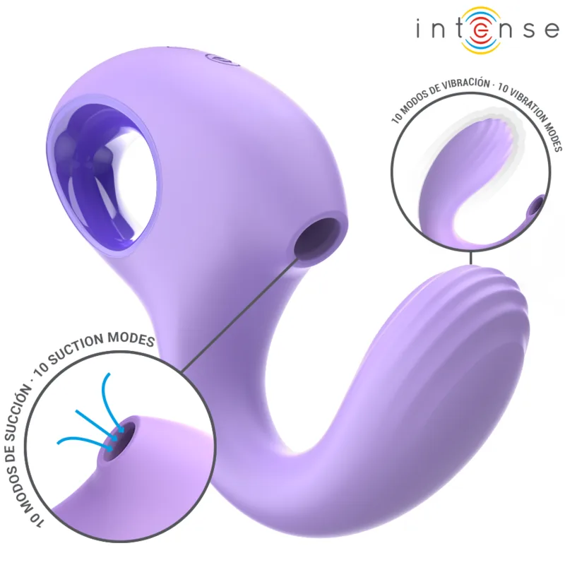 Intense - baxter vibrateur & stimulateur violet