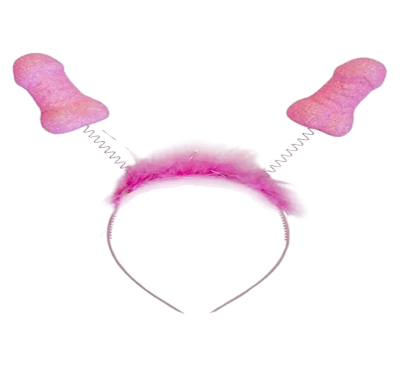 6 unités antennes pito rose paillettes