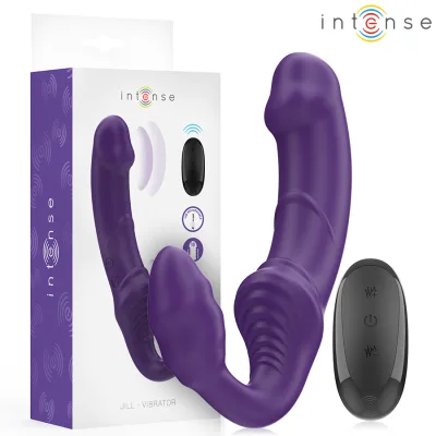 Intense - jill doppelvibrator 20 cm lila fernbedienung