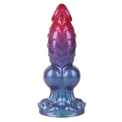 Eldritch sentinel bicolor fantasy godemichet en silicone 24 cm ø 5 cm
