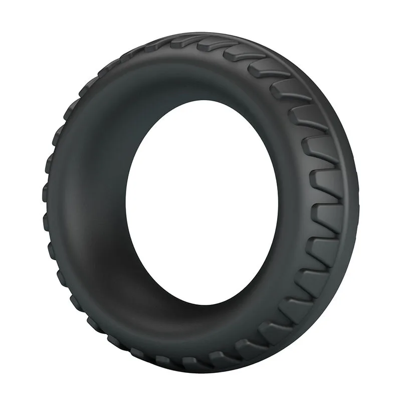 Merritt anneau pénal en silicone texturé noir