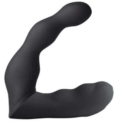 Schwarzer prostata- und analvibrator-adapter