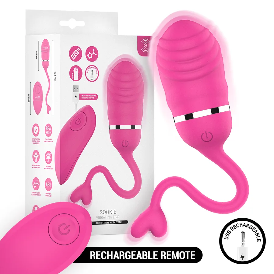 Intense - sookie œuf vibrant rose à télécommande