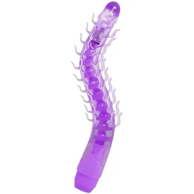Flexi vibe sensual spine biegbarer vibrierdildo flieder 23.5 cm