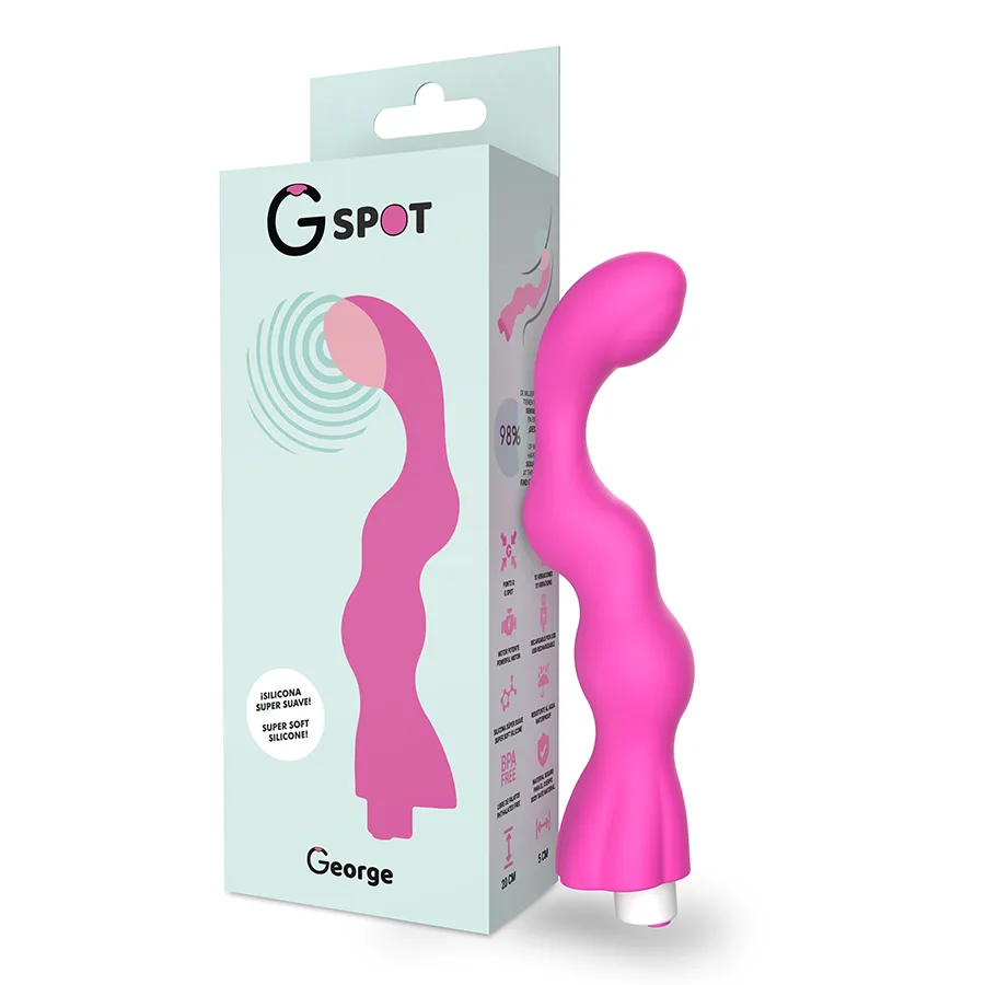 George g-spot vibrateur gomme rose