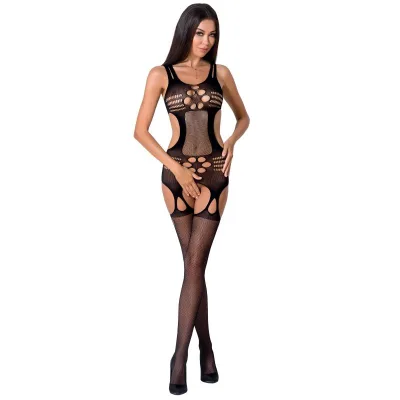 Passion - femme BS066 bodystocking noir taille unique