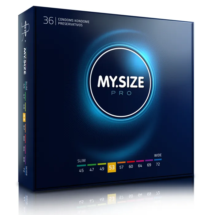 My size - pro préservatifs 53 mm 36 unités