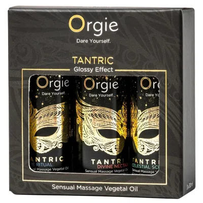 Collection mini tantrique huiles de massage sensuelles 3 x 30 ml