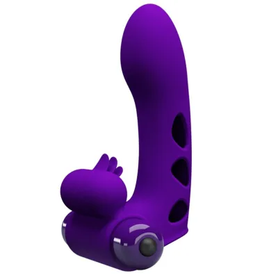 Pretty love - couvercle de doigt vibrateur orlando violet