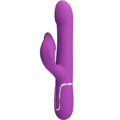 Pretty love - 4 in 1 multifunktionsvibrator & stimulator lila