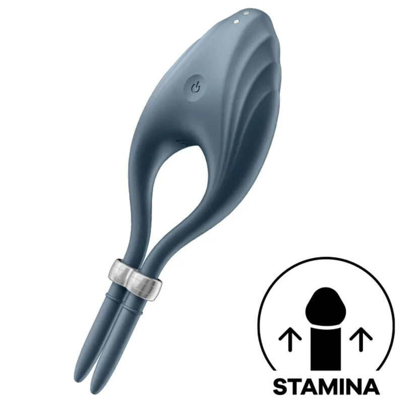 Satisfyer - duelist anillo vibrador gris