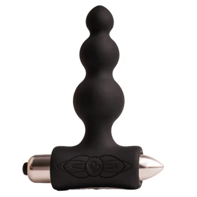 Petite sensations bubbles anal plug vibrator schwarz