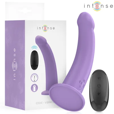Intense - vibratore eddie 17,5 cm 10 vibrazioni viola telecomando