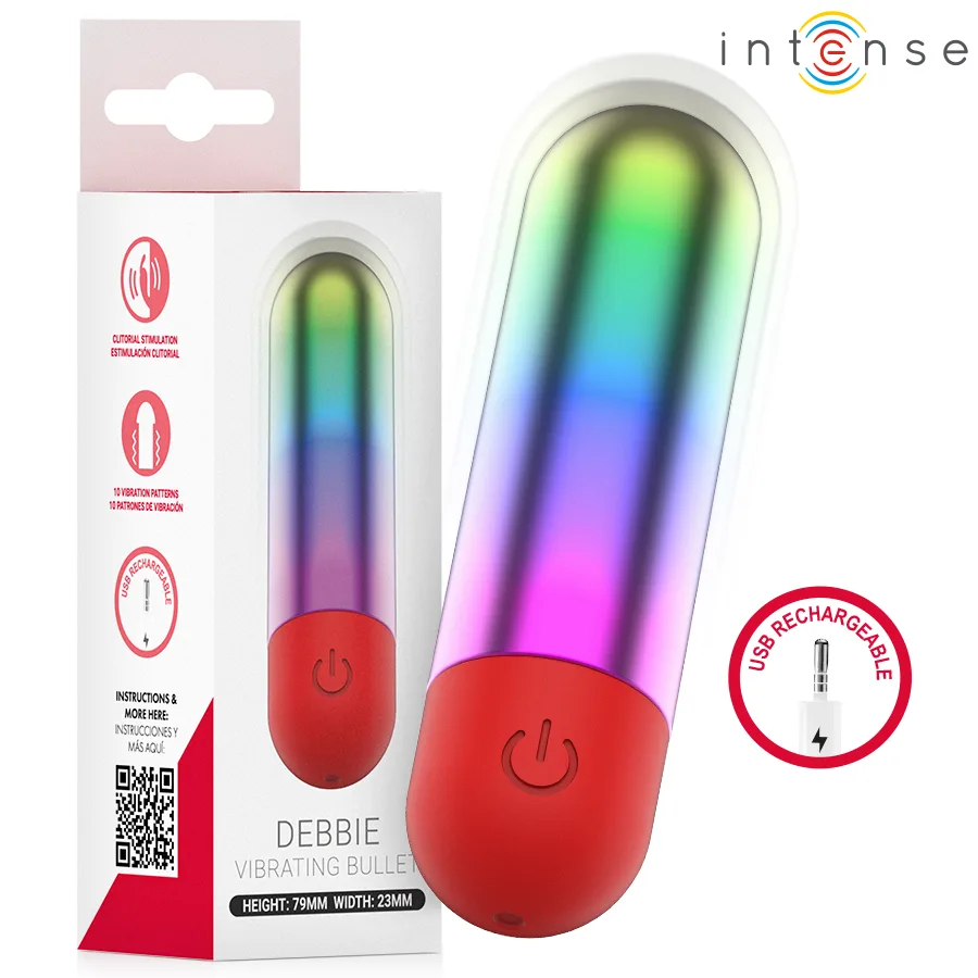 Intense - debbie rainbow clitoris vibrant balle