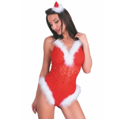 Livco corsetti fashion - naughty santa lc 90706 kerstbody S/M