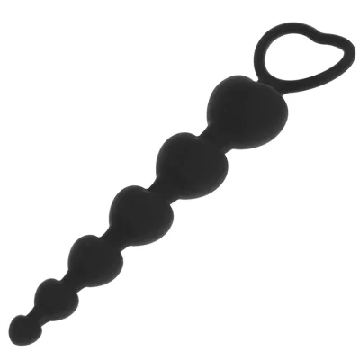 Mila anale ketting van harten 18 cm
