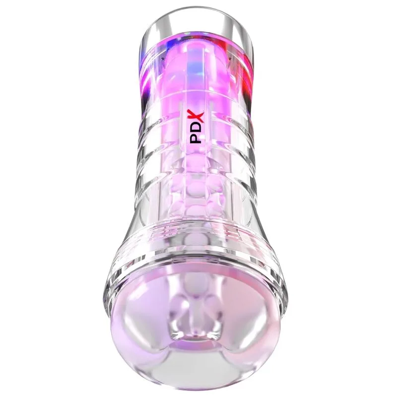 Viewtube XXL LED transparent stroker 27,3 cm