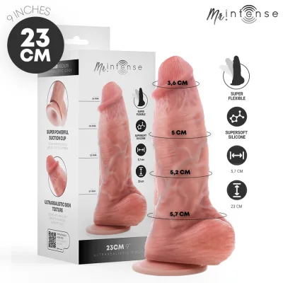 Mr intense - medium spencer silicone dildo 23 cm -ø- 5.7 cm