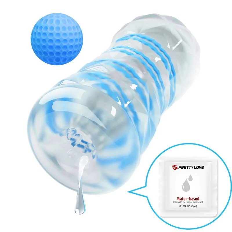 Pretty love - petit masturbateur spirales bleues