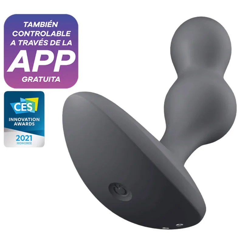 Satisfyer - application de plug vibrant deep diver gris