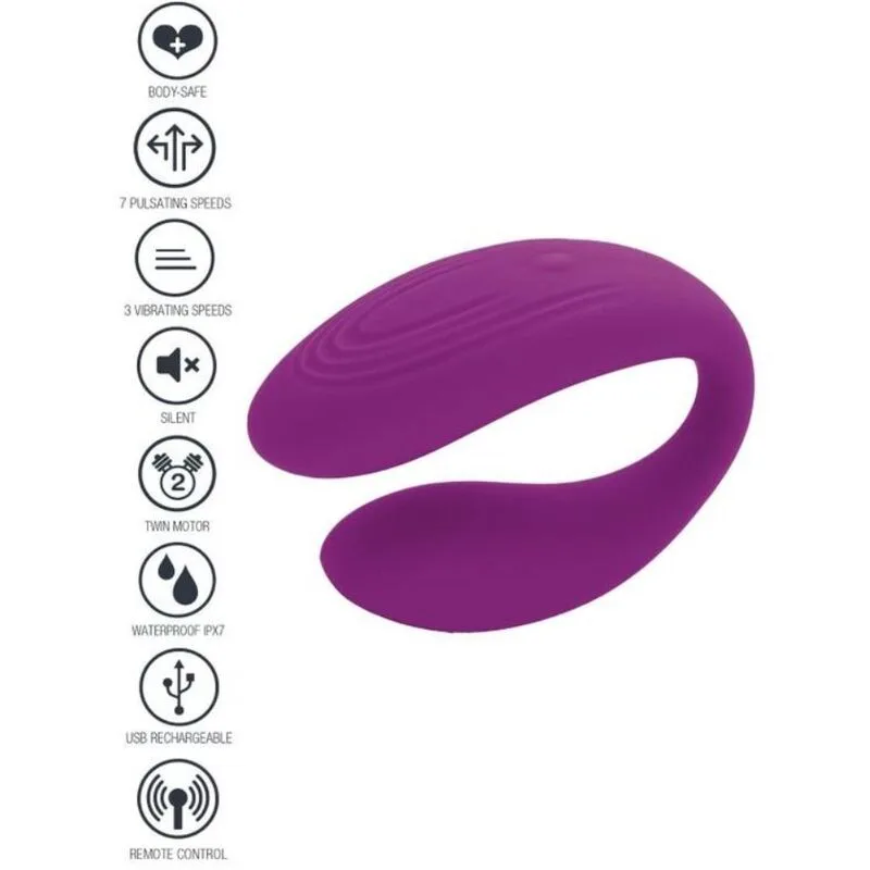 Vibrateur bound love couples violet