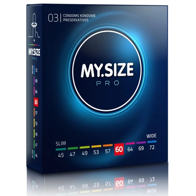 My size - pro preservatifs 60 mm 3 unites