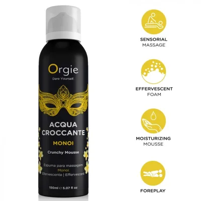 Mousse de massage croquante au monoi acqua croccante 150 ml