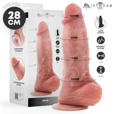 Mr intense - extrabig spencer silicone dildo 28 cm -ø- 7.3 cm