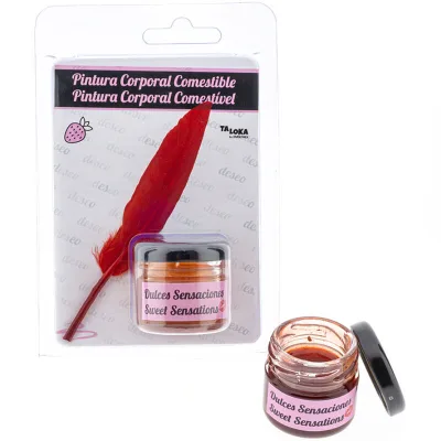 Pintura comestible de fresa