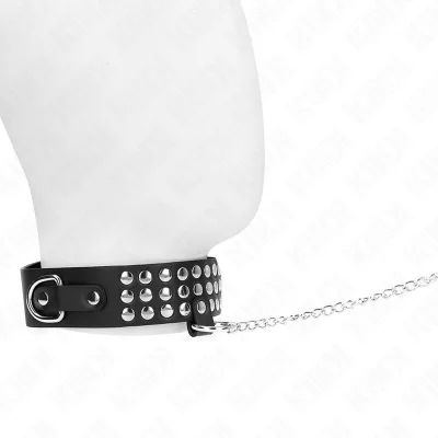 Kink - necklace with strap 65 cm with shiny adjustable 37-42 cm x 5.3 cm