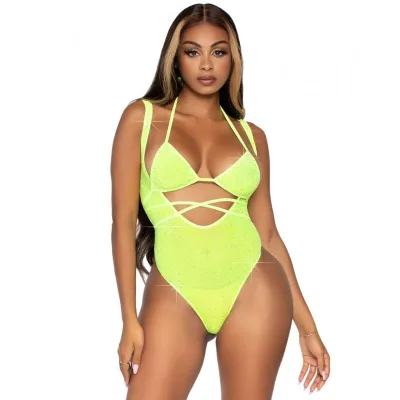 Leg avenue - haut de bikini et body taille unique