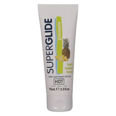 Superglide lubrifiant comestible à base d'eau ananas 75 ml