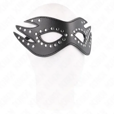 Kink - masque en cuirette à rivets modèle 3 26 x 9,5 cm