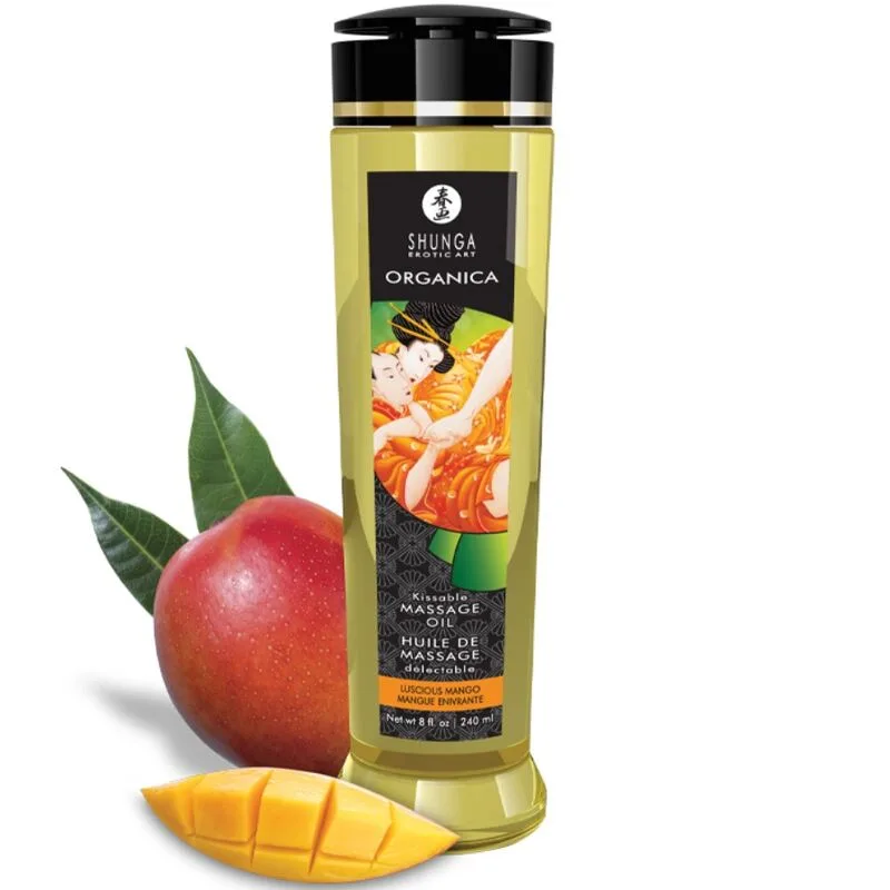 Shunga - huile de massage bio mango 240 ml