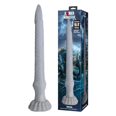 Godemichet en silicone basilisk fantasy 43 cm ø 5 cm