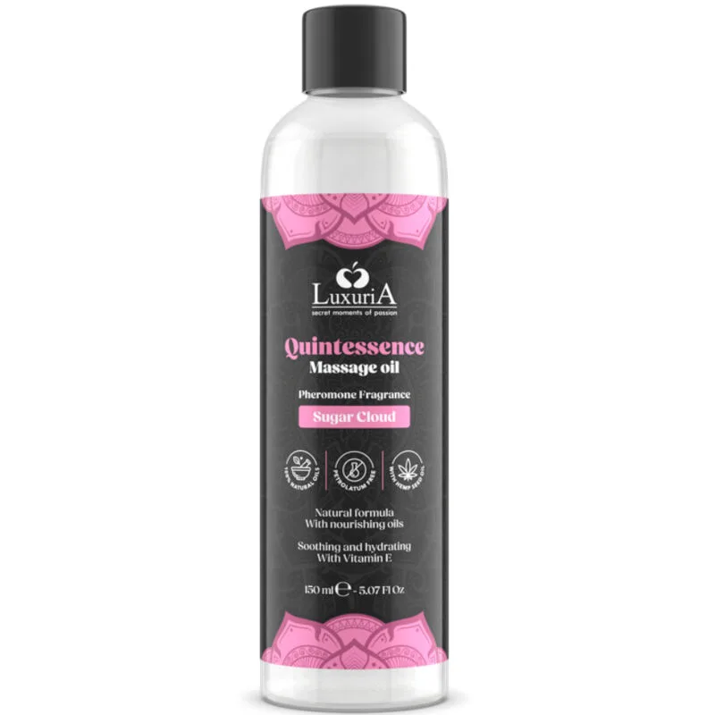 Intimateline luxuria - huile de massage nuage de sucre 150 ml