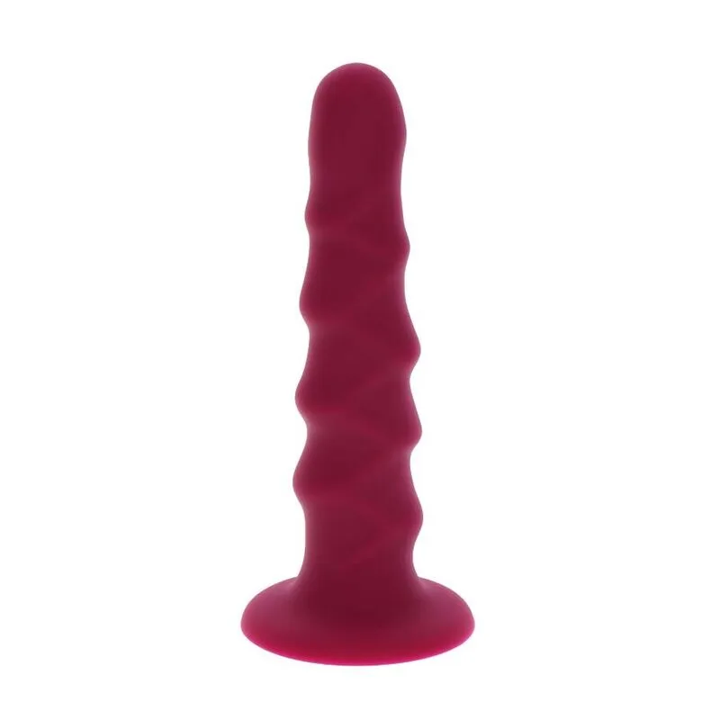 Dong côtelé 12 cm rouge